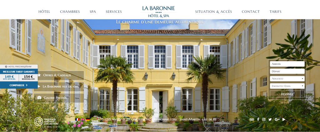 RÃ©sultat de recherche d'images pour "la baronnie ile de rÃ© adresse"