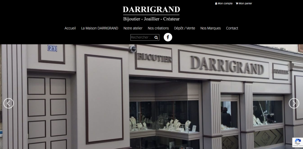 Site internet de la bijouterie Darrigrand