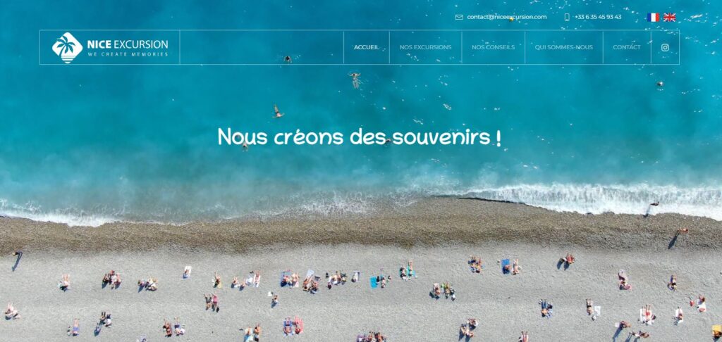 Excursions plage Nice